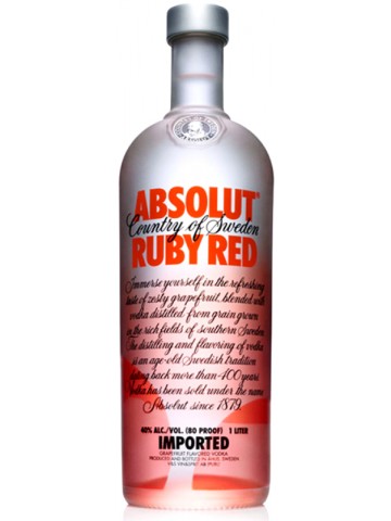 Absolut Ruby Red 0,5L 40 %